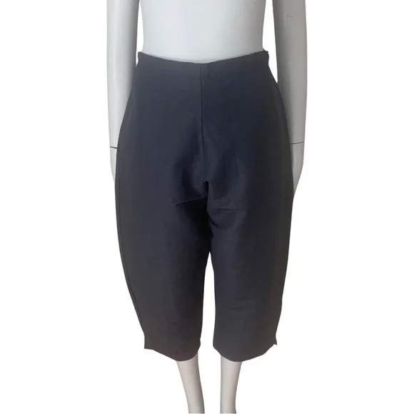 BRYN WALKER Wide Leg Pull On Dark Blue Capri Pants Size Small - Picture 13 of 16